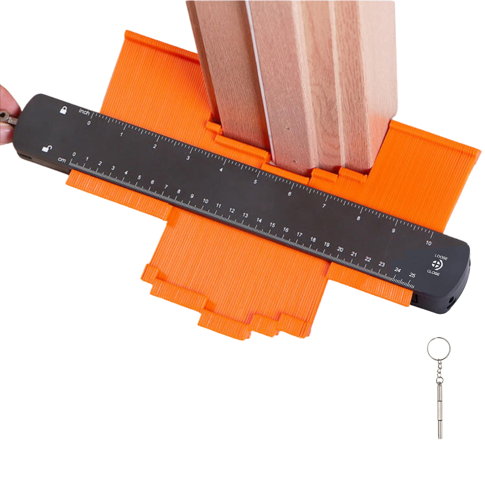 Contour Replicators Contour Gauge Shape Duplicator with Adjustable Lock – Accurate Profile ...