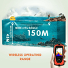 Wireless Portable Fish Finder – Rechargeable Sonar Depth Sounder (45M)