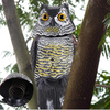 360° Rotating Owl Decoy with Sounds & Shadows – Effective Bird Deterrent for Outdoors